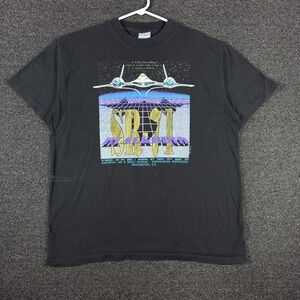 VTG 1993 SR-71 Blackbird Single Stitch T-Shirt Men XL Smithsonian Neon All Sport